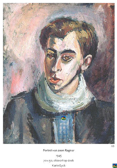 Portret van zoon Ragnar